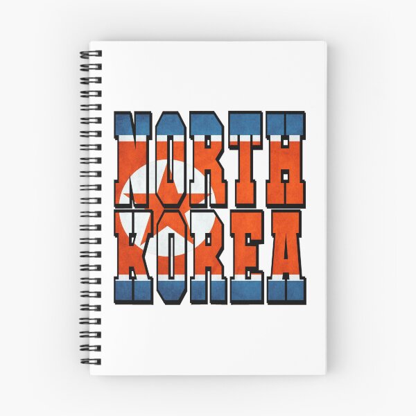 Item preview, North Korea Country Flag Typography designed and sold by TravelWish.