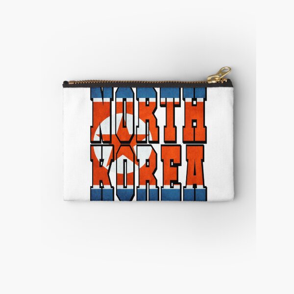 Item preview, North Korea Country Flag Typography designed and sold by TravelWish.