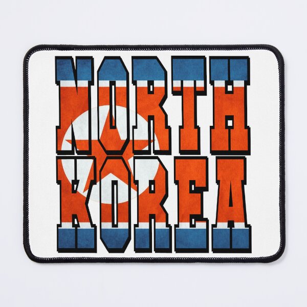 Item preview, North Korea Country Flag Typography designed and sold by TravelWish.