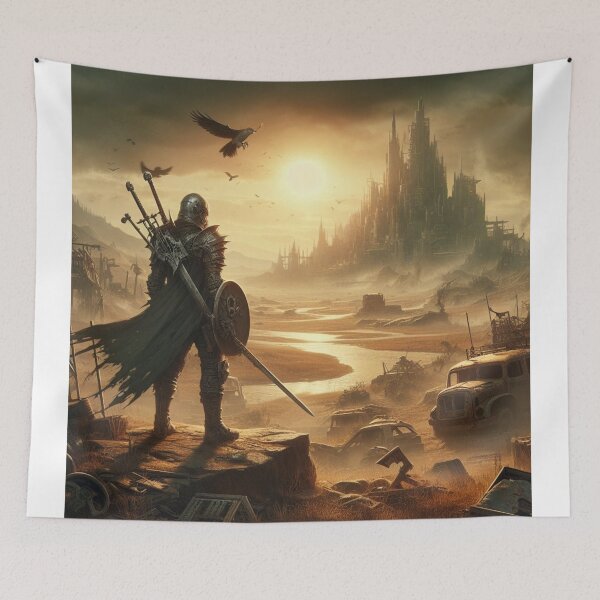 Item preview, Post-apocalyptic knight designed and sold by MindsAtelier.