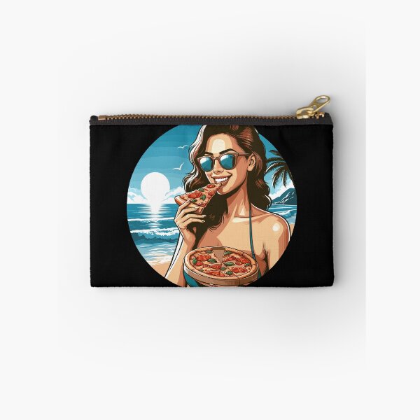 Item preview, Pizza beautiful woman beach sunglasses gift designed and sold by Pineapple-Tree.