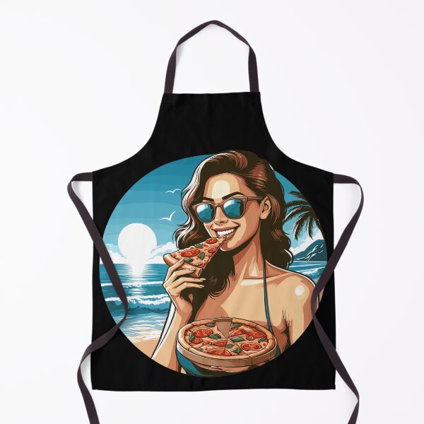 Item preview, Pizza beautiful woman beach sunglasses gift designed and sold by Pineapple-Tree.