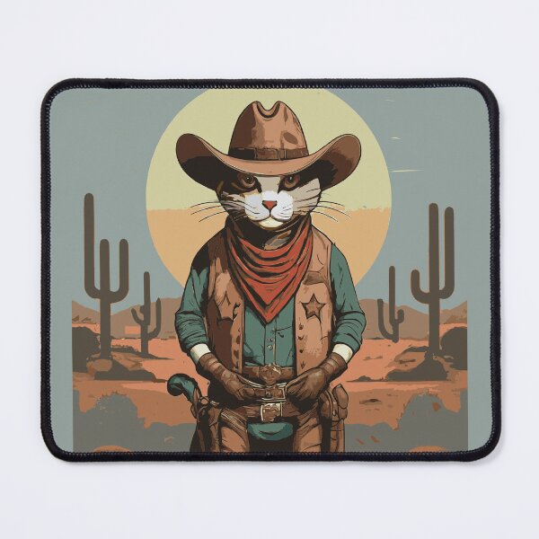 Item preview, Cowboy Cat designed and sold by Feline Rockstars.