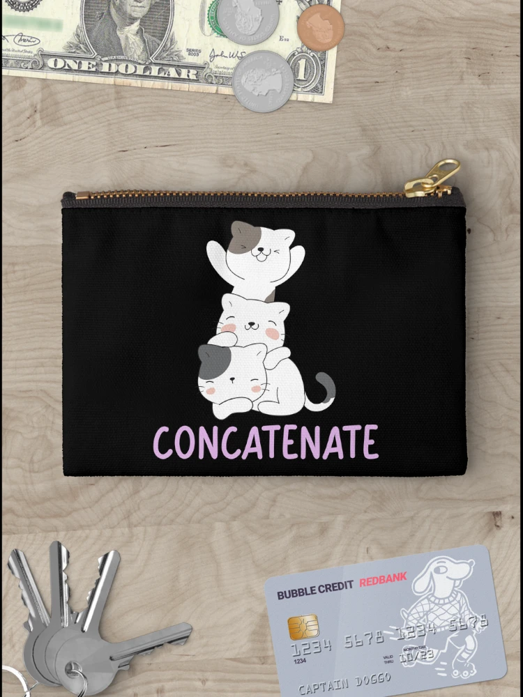 Thumbnail 3 of 4, Zipper Pouch, Coding Queens>Cute Tech Stickers designed and sold by codingqueens.