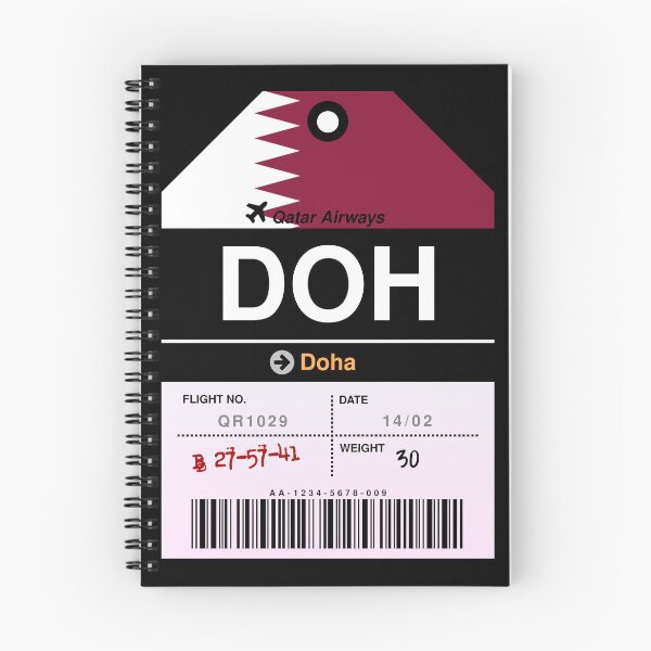 Item preview, Doha Airline Luggage Tag designed and sold by RabbitK.