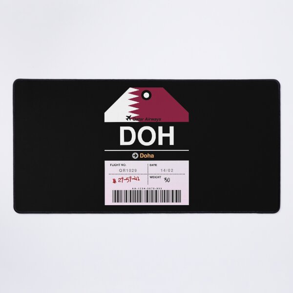 Item preview, Doha Airline Luggage Tag designed and sold by RabbitK.