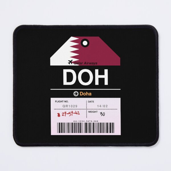Item preview, Doha Airline Luggage Tag designed and sold by RabbitK.