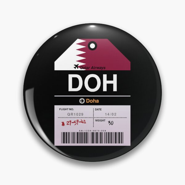 Item preview, Doha Airline Luggage Tag designed and sold by RabbitK.