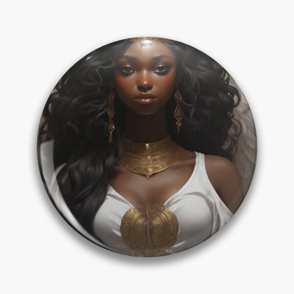 Item preview, Ebony Seraphim: abrazando el resplandor del Angelcore de piel oscura designed and sold by AMIT2502.