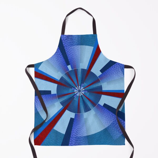 Item preview, ART leather blue circular designed and sold by NinaFlorence.