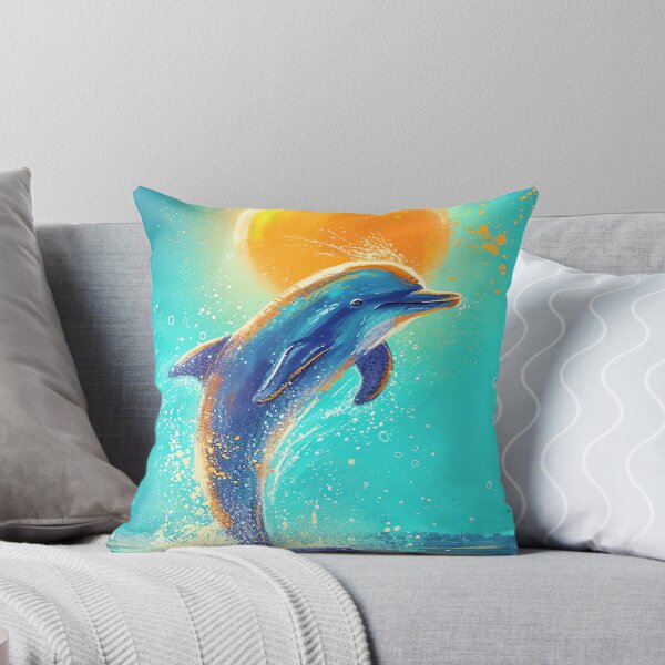 Item preview, Joyful Dolphin Leap designed and sold by cute-animals99.