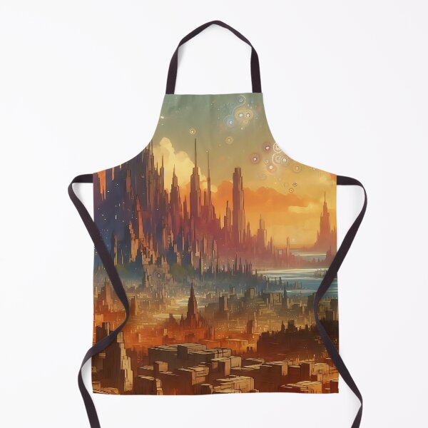 Aperçu de l'œuvre Paysage urbain tentaculaire créée et vendue par RW Art Prints.