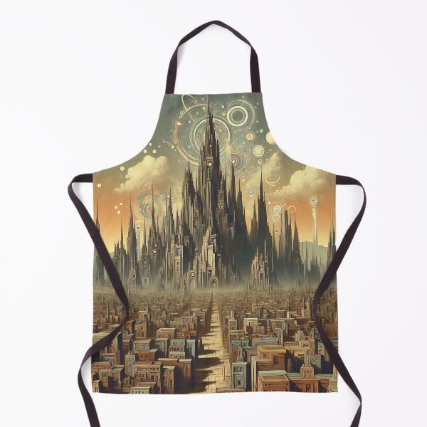 Aperçu de l'œuvre Paysage urbain tentaculaire créée et vendue par RW Art Prints.