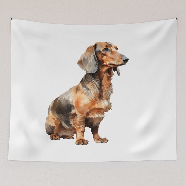 Aperçu de l'œuvre Dachshund best friend créée et vendue par DavidBriot.