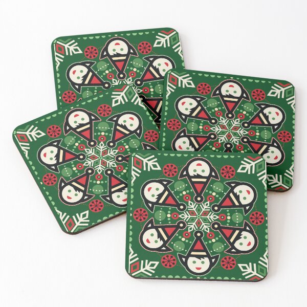 Item preview, Christmas Elf Mandala designed and sold by wickedpretty.