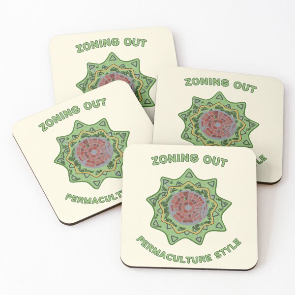 Item preview, Zoning Out Permaculture Stlye. Permaculture Zones  designed and sold by Rebel-Design.