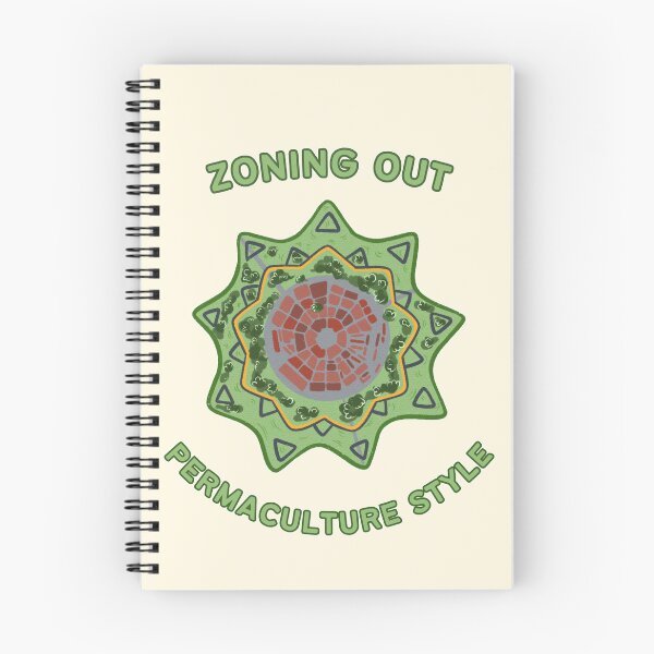 Item preview, Zoning Out Permaculture Stlye. Permaculture Zones  designed and sold by Rebel-Design.