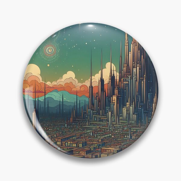 Artikelvorschau, Weitläufige Stadtlandschaft entworfen und verkauft von RW Art Prints.