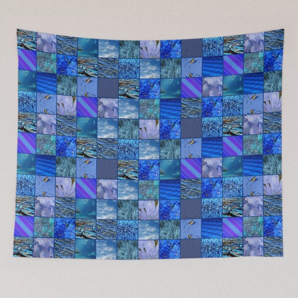Item preview, Photographic Mosaic in Blue designed and sold by ArtformDesigns.