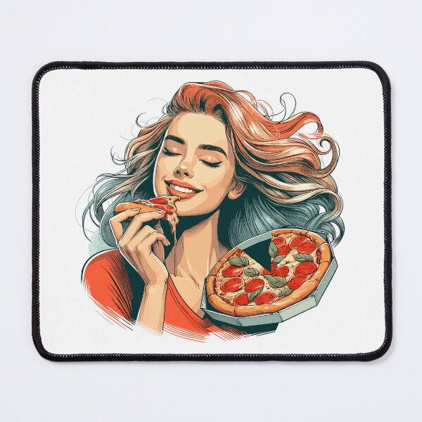 Item preview, Pizza beautiful woman blonde gift designed and sold by Pineapple-Tree.