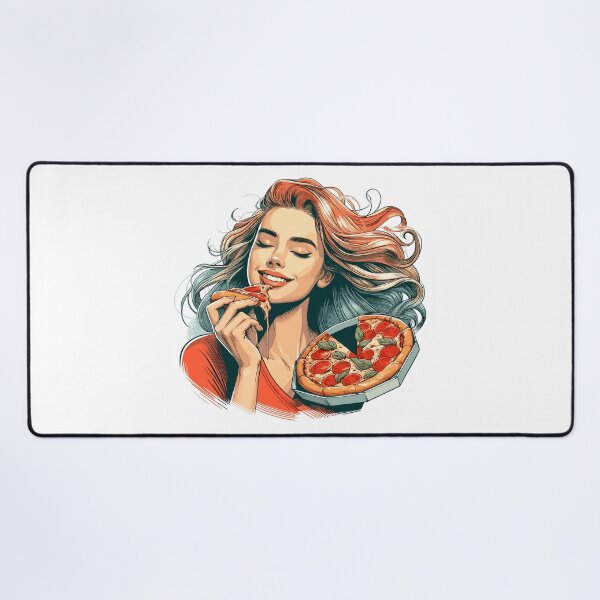 Item preview, Pizza beautiful woman blonde gift designed and sold by Pineapple-Tree.