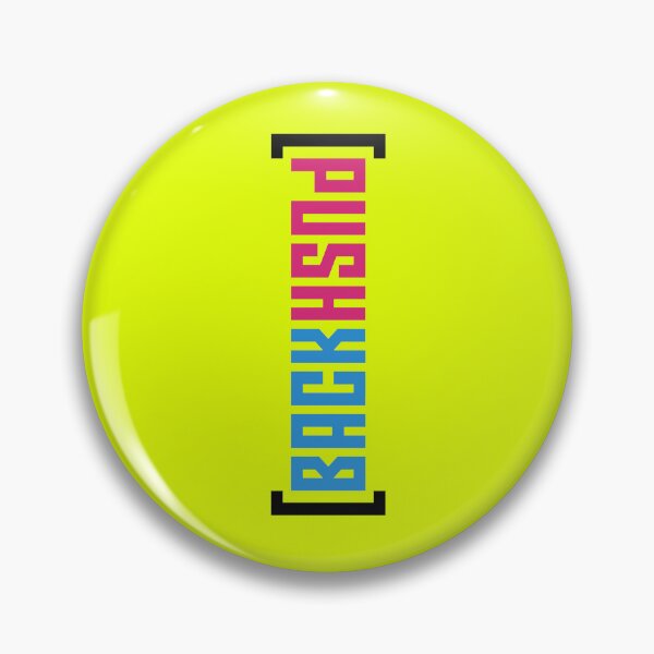 Item preview, Push Back pink and blue, pop-and-bee original design designed and sold by pop-and-bee.