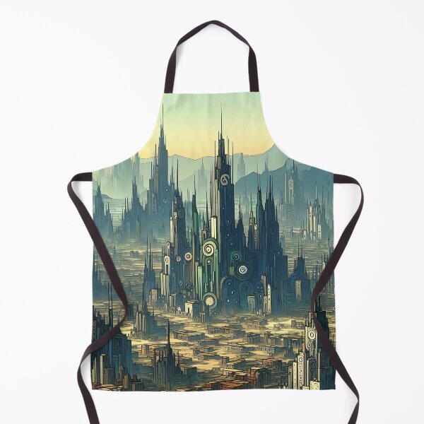 Aperçu de l'œuvre Paysage urbain tentaculaire créée et vendue par RW Art Prints.