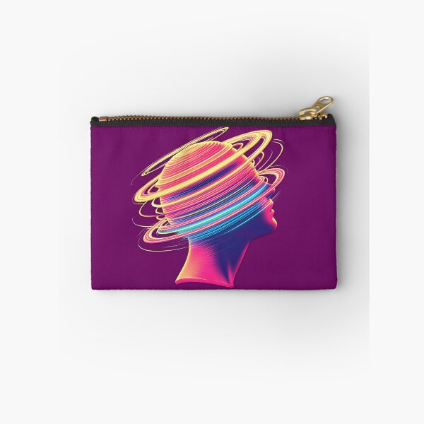 Item preview, 'head spinning' neon vaperwave graphic with transparent background  designed and sold by Inkstorm-London.