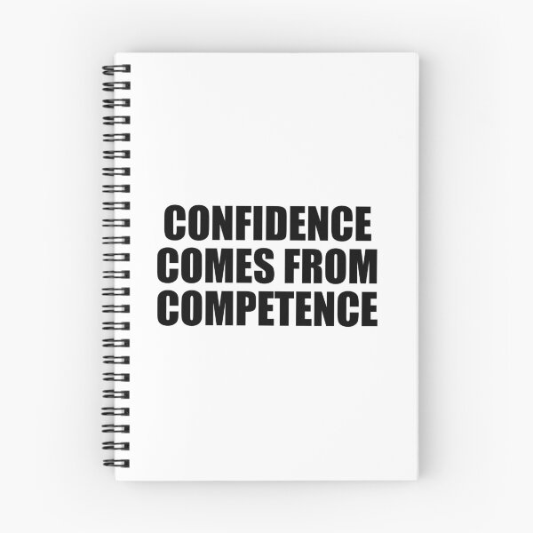 Item preview, Confidence comes from competence designed and sold by Inspirationmotivation.