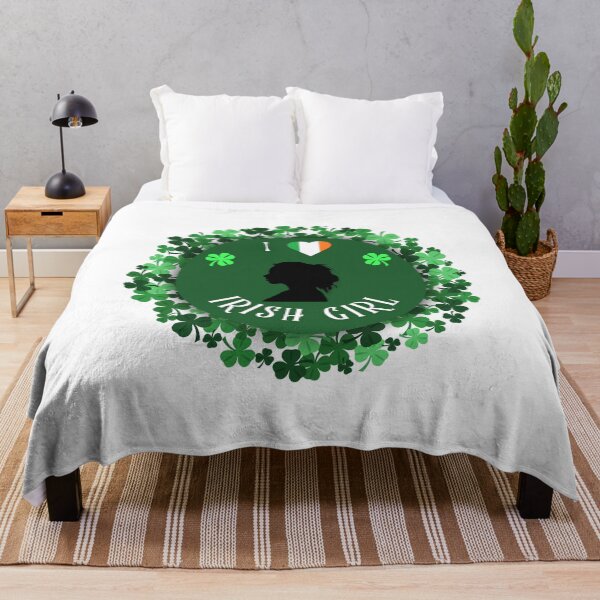 Item preview, I Love Irish Girl Funny T-Shirt designed and sold by BlueGoldArt.