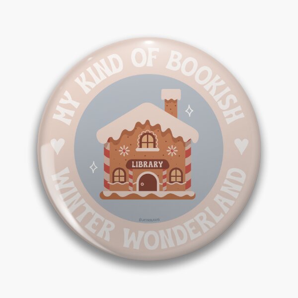 Item preview, The Library Is My Kind Of Winter Wonderland / Cute Bookish Gift Ideas for Bookmas Litmas Book Lovers Aesthetic Kindle Librarian Gingerbread House designed and sold by Latinoladas.