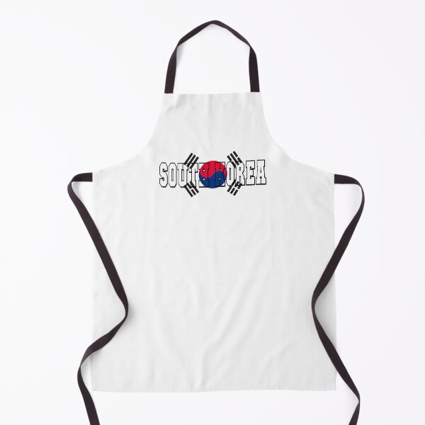 Item preview, South Korea Country Flag Typography designed and sold by TravelWish.