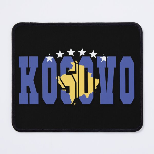 Item preview, Kosovo Country Flag Typography designed and sold by TravelWish.