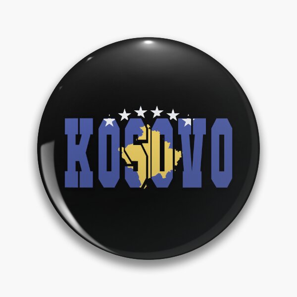 Item preview, Kosovo Country Flag Typography designed and sold by TravelWish.