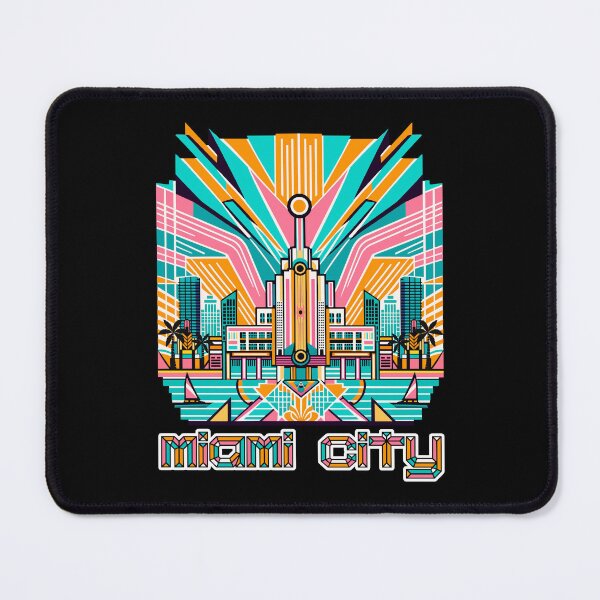 Item preview, Miami City – Modern Design in Art Deco Style designed and sold by patriotwardrobe.