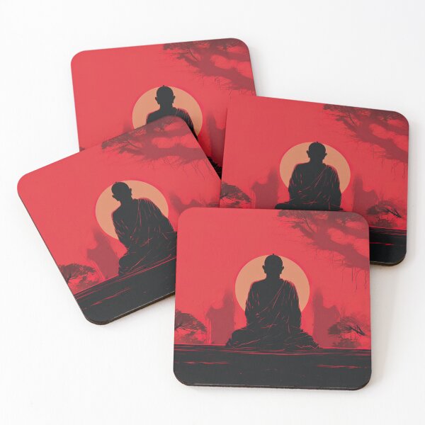 Item preview, Buddha | Red minimalism designed and sold by ComicsFactory.