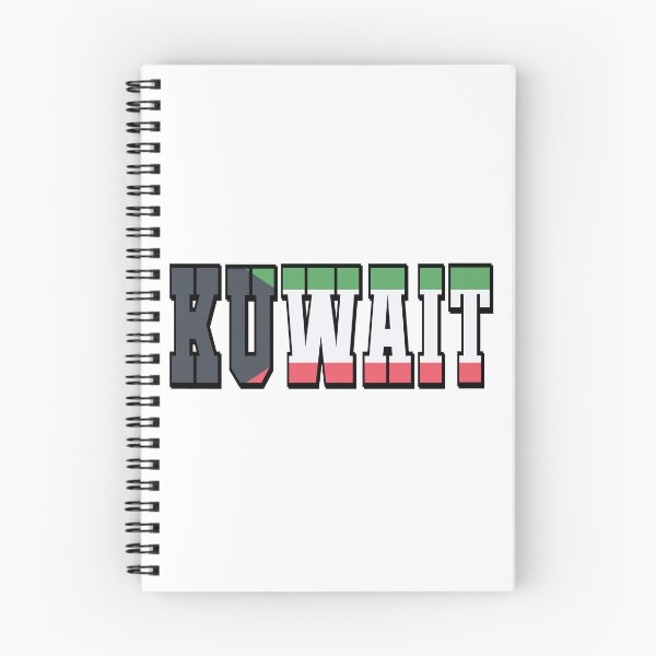 Item preview, Kuwait Country Flag Typography designed and sold by TravelWish.