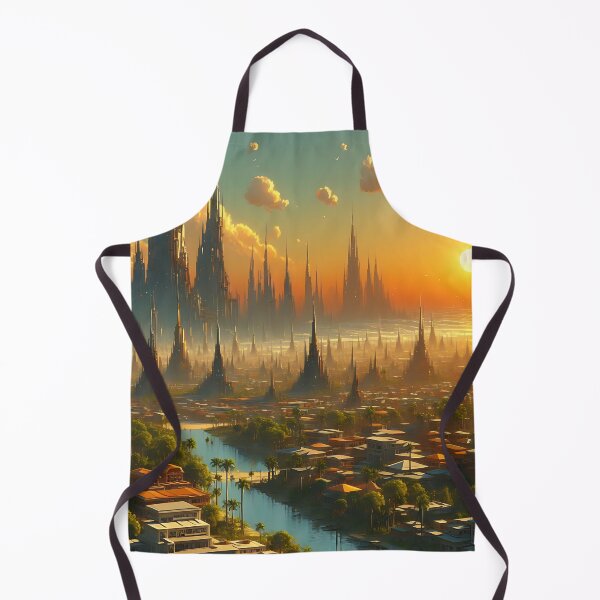 Aperçu de l'œuvre Paysage urbain tentaculaire créée et vendue par RW Art Prints.