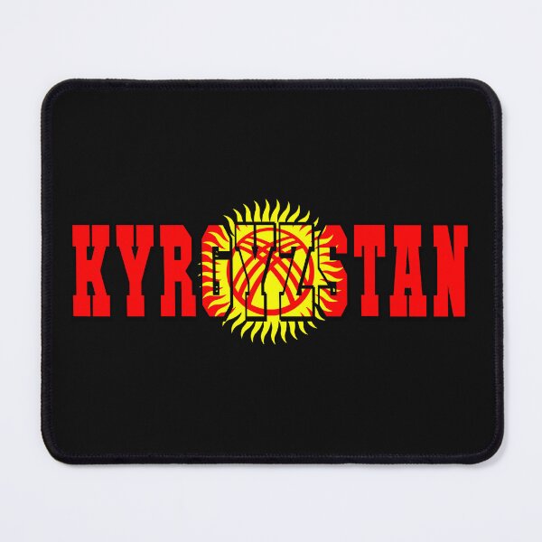 Item preview, Kyrgyzstan Country Flag Typography designed and sold by TravelWish.