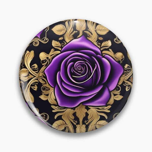 Item preview, Baroque Inspired Purple Roses designed and sold by DesignsByPrnces.