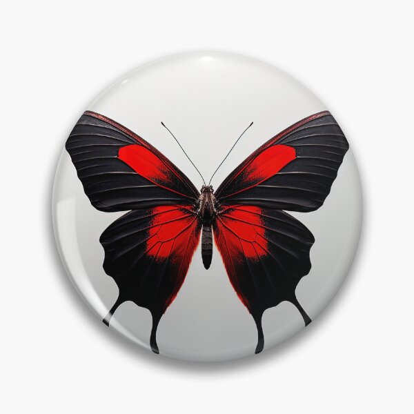 Artikelvorschau, Schmetterling | Roter Minimalismus entworfen und verkauft von ComicsFactory.