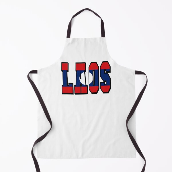 Item preview, Laos Country Flag Typography designed and sold by TravelWish.