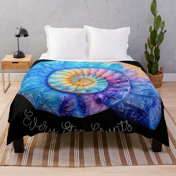 Item preview, The Nautilus Spiral Journey is a Reminder - Every Step Counts designed and sold by Rocky Mountain Artistry.