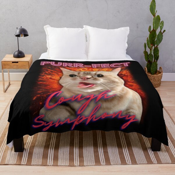 Item preview, Cat Coughing Meme - Purr-fect Cough Symphony designed and sold by SpartanDStore.