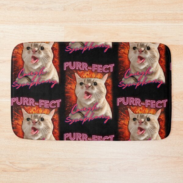 Item preview, Cat Coughing Meme - Purr-fect Cough Symphony designed and sold by ZenReiArt.