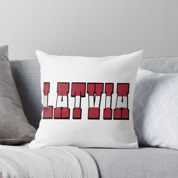 Item preview, Latvia Country Flag Typography designed and sold by TravelWish.