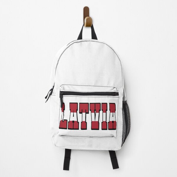 Item preview, Latvia Country Flag Typography designed and sold by TravelWish.