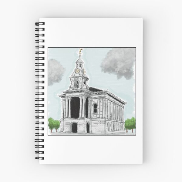 Item preview, Burslem Town Hall Watercolour Sketch designed and sold by MadeByGeeClowes.