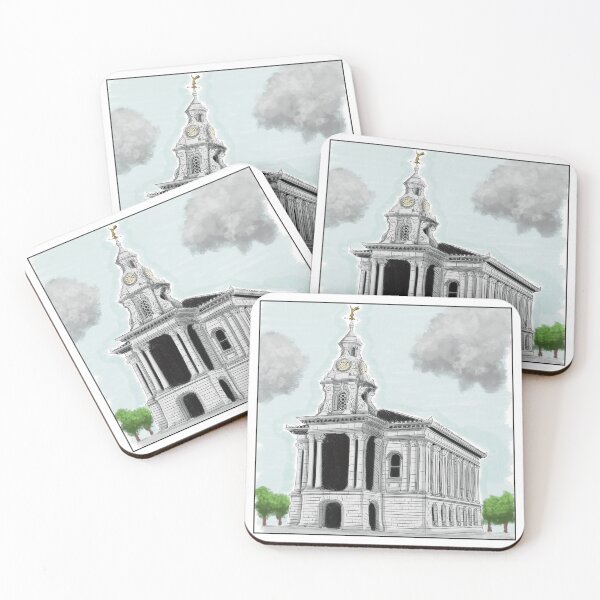 Item preview, Burslem Town Hall Watercolour Sketch designed and sold by MadeByGeeClowes.