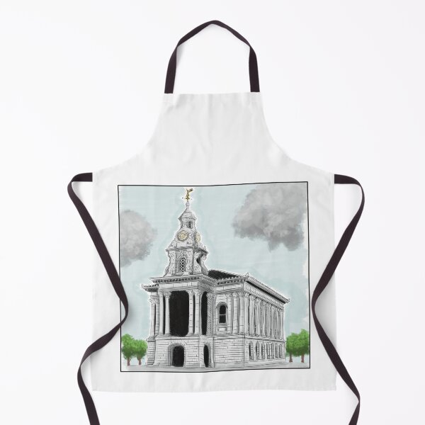 Item preview, Burslem Town Hall Watercolour Sketch designed and sold by MadeByGeeClowes.